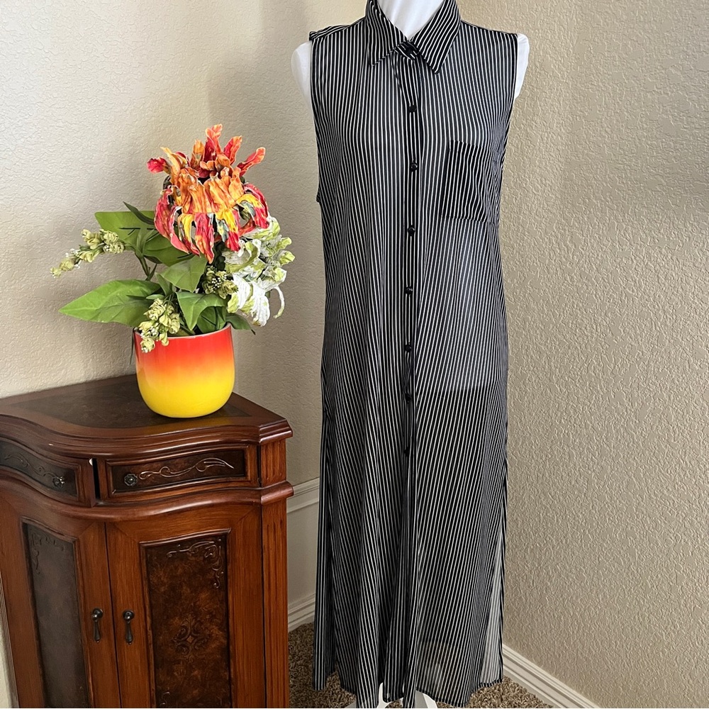 G Collection Sheer Long Tunic or Swimsuit Coverup